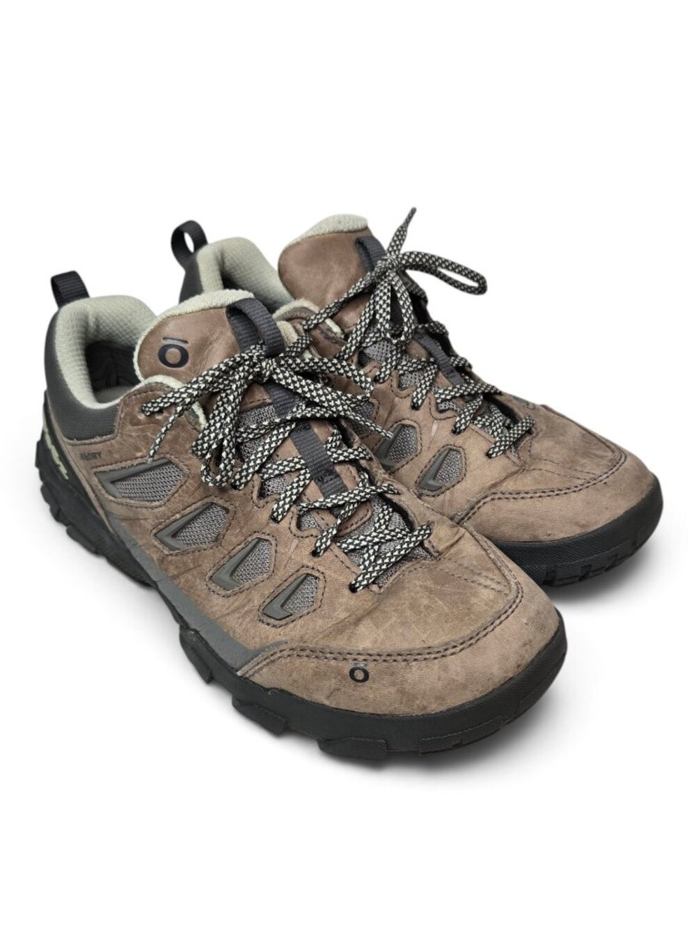 Oboz Sawtooth X Low Waterproof Hiking Shoes Womens Brown Leather Outdoor Hike 9